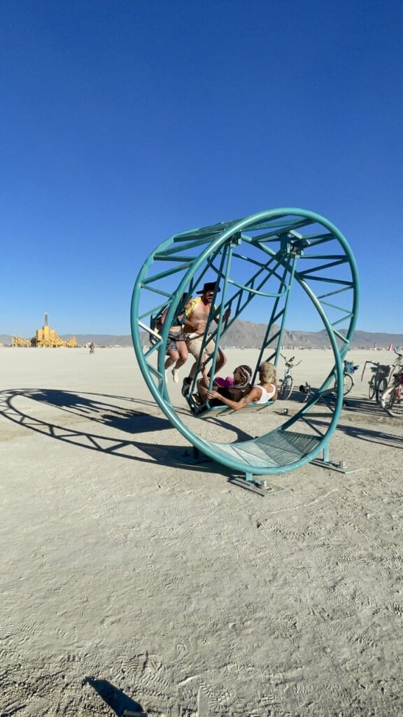 Infiniswing at night