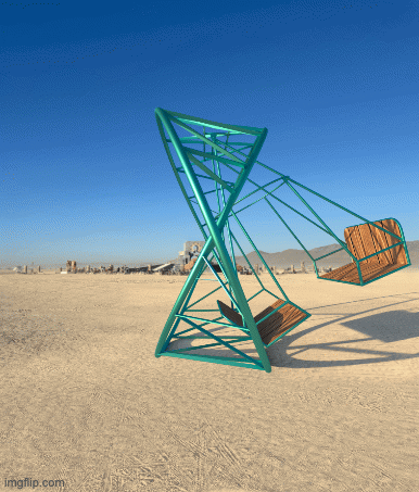 Animated demonstration of the Infiniswing in motion